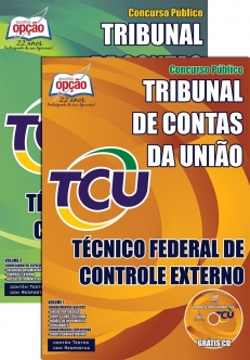 Tribunal de Contas da União (TCU)-TÉCNICO FEDERAL DE CONTROLE EXTERNO-Material anualizado--Pedidos e informações, clique na imagem ao lado.-